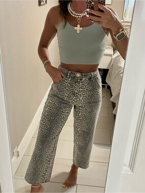 Altar’d State Leopard Jeans